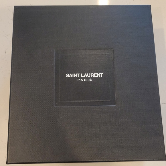 Saint Laurent Black Leather Buckle Strap Platforms US 8 (EU 38) - Picture 5 of 12